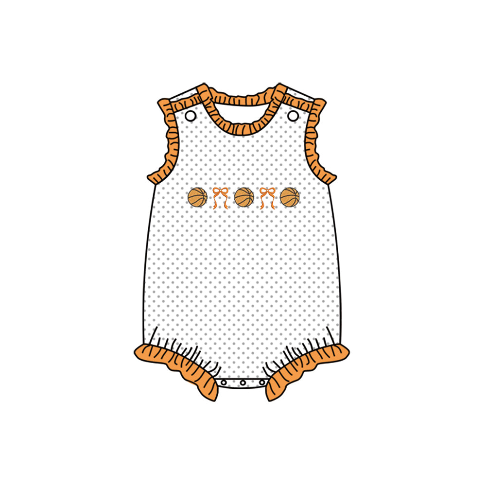 Pre order polk dots basketball tank bubble