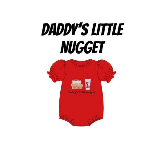 Pre order mommy's little nugget girl bubble
