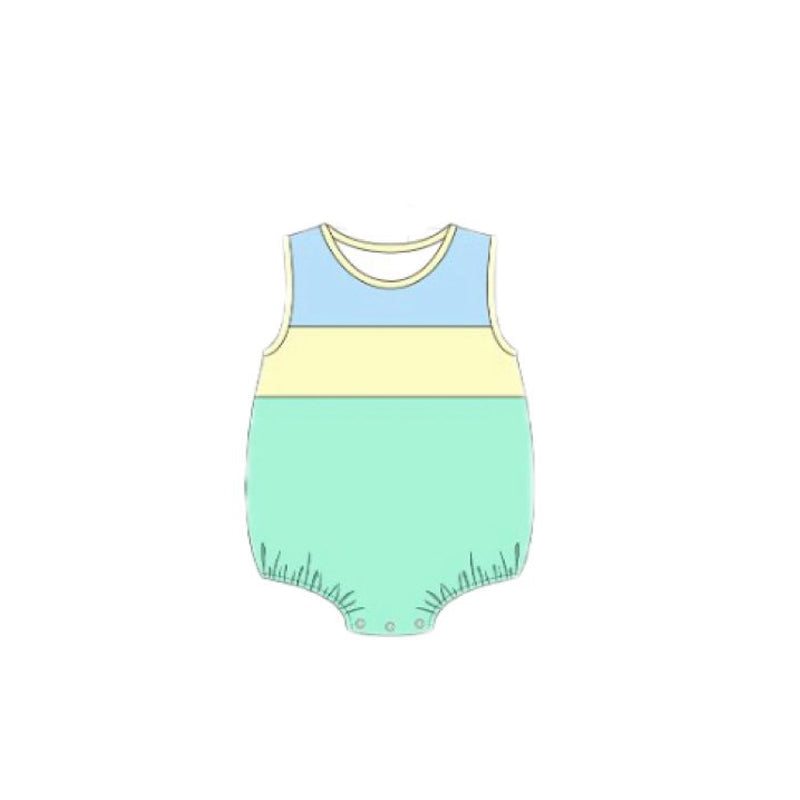 Pre order springtime colorblock boy bubble