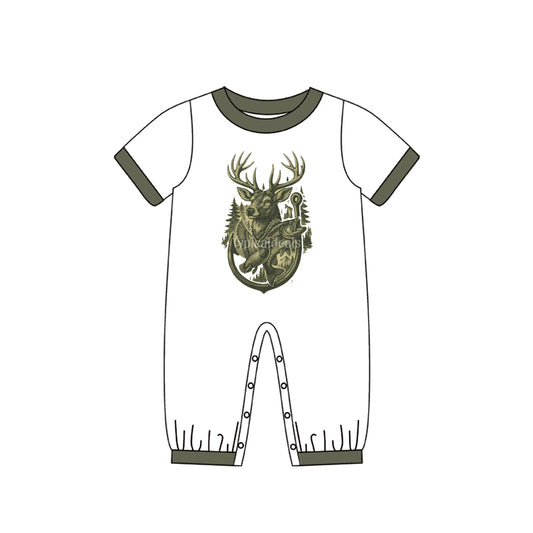 Pre order short sleeve hunting romper