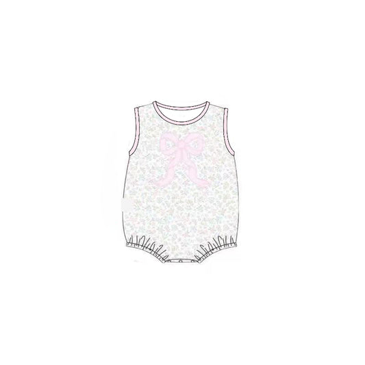 Pre order pink coquette floral tank bubble