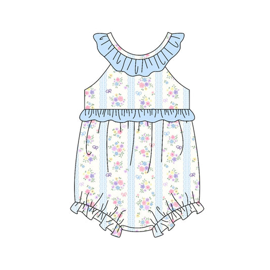 Pre order sleeveless floral bubble