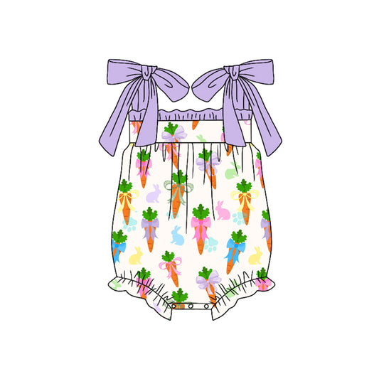 Pre order easter colorful bow and carrot bubble