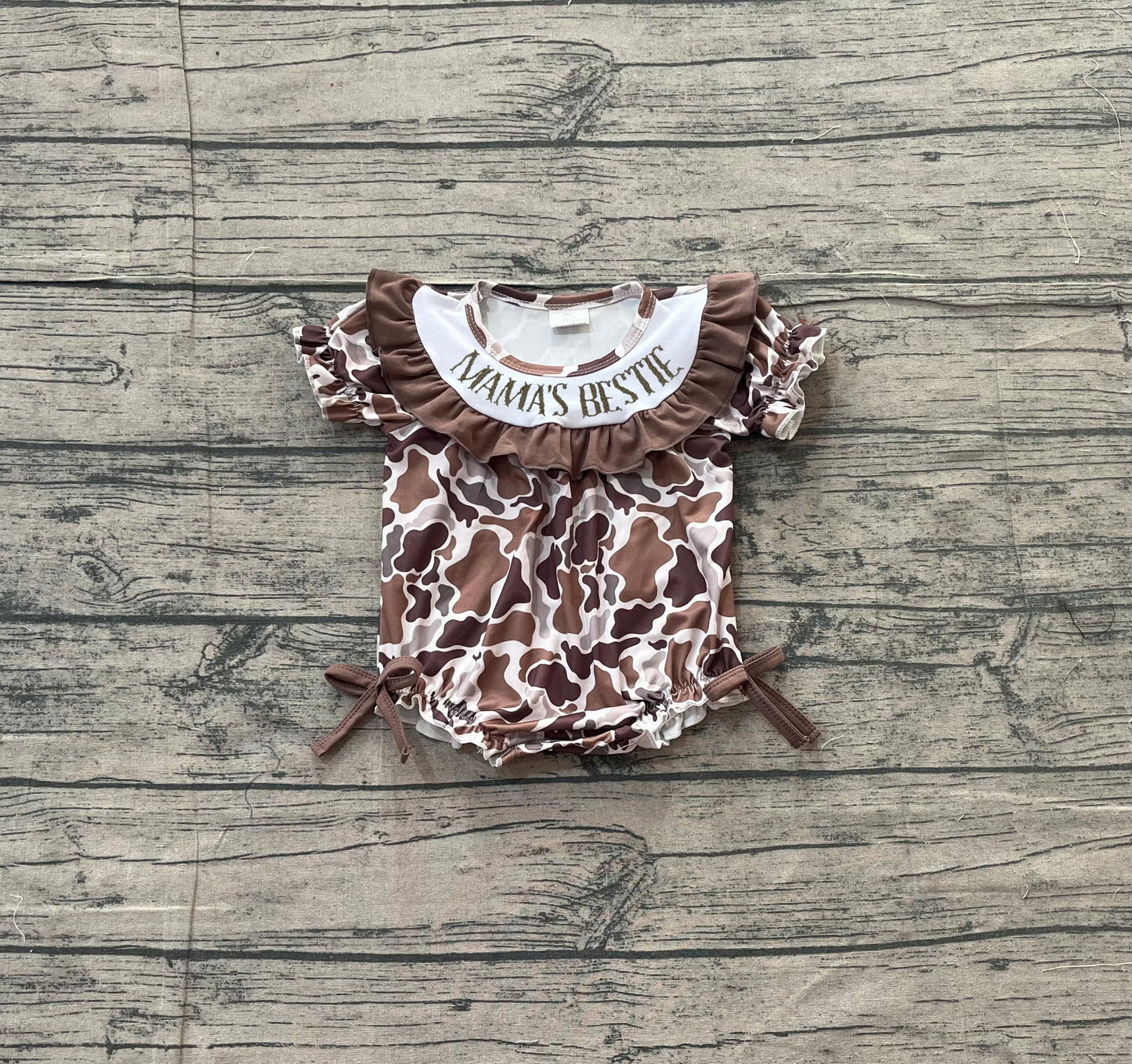 Pre order mama's bestie camo bubble (do embroidery)