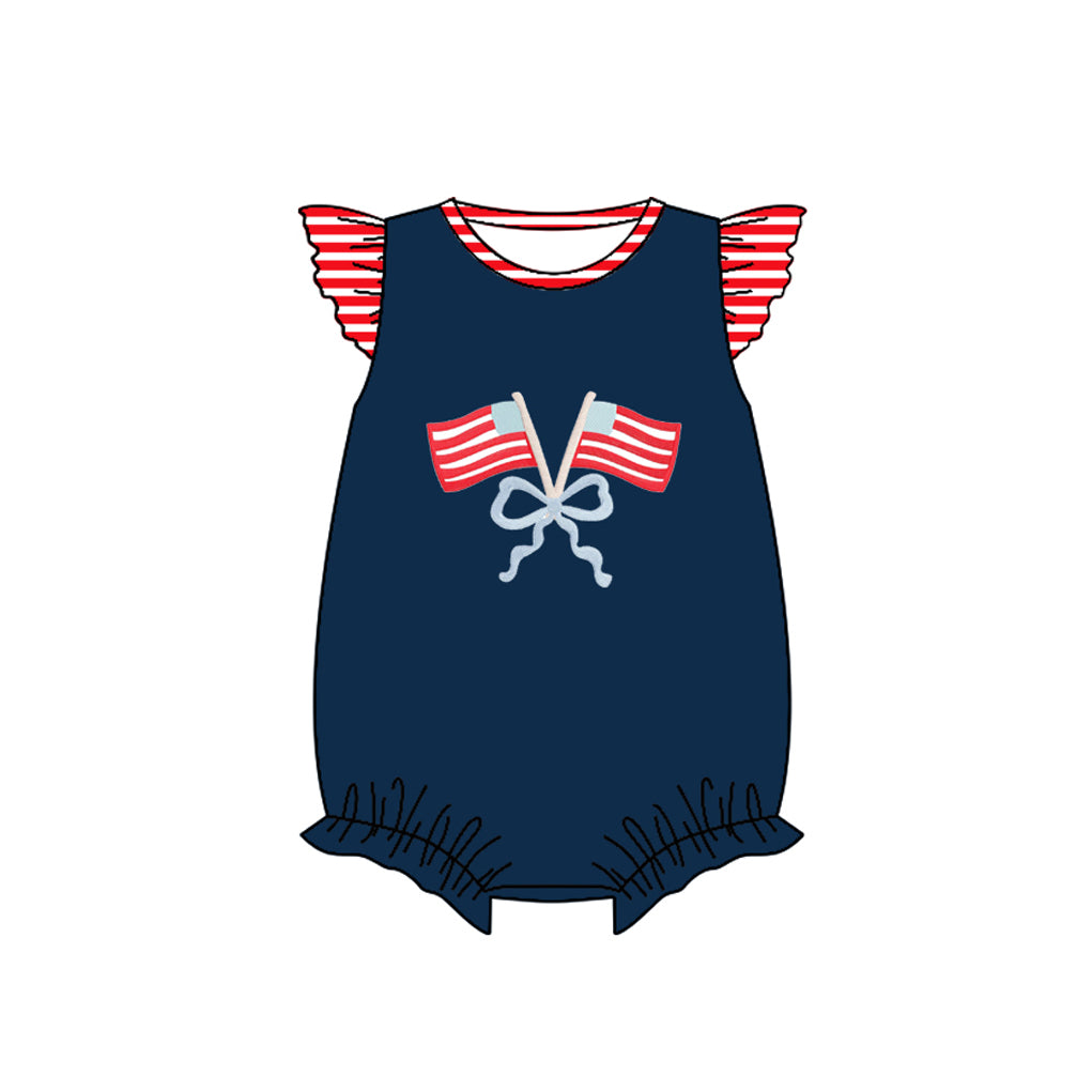 Pre order USA flag navy bubble