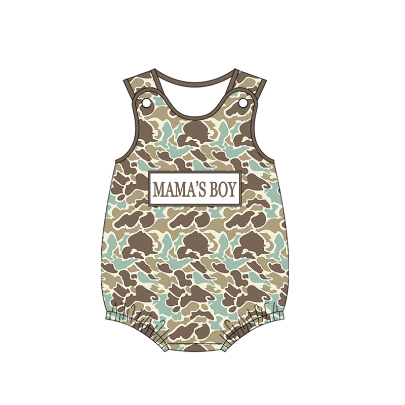Pre order mama's boy camo bubble boy clothing
