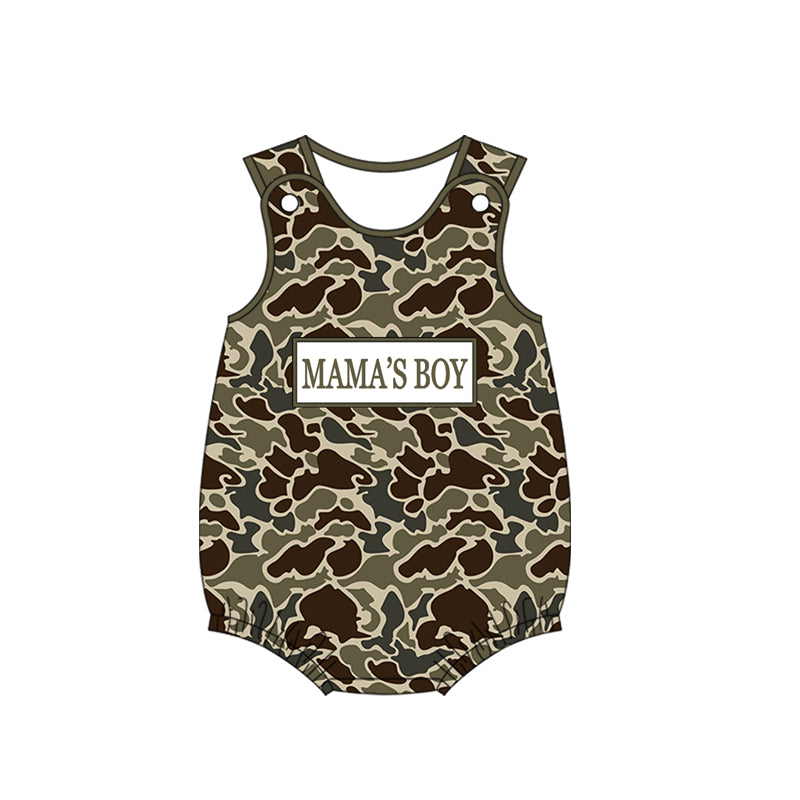 Pre order mama's boy camo bubble boy clothing