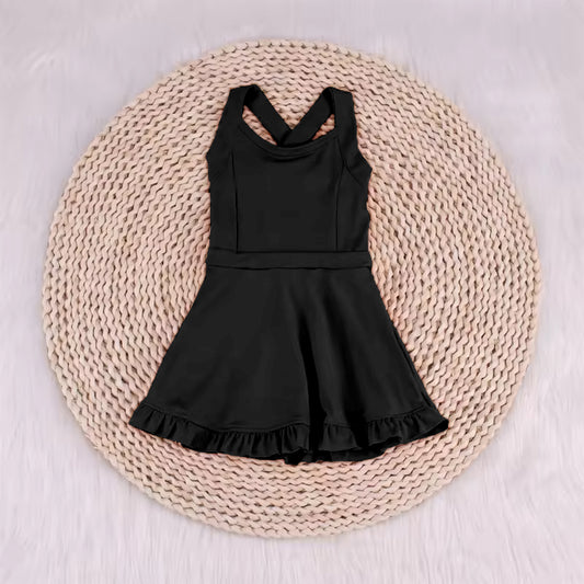 pre order  Sporty dress-solid black