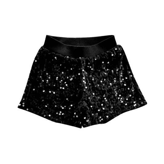 pre order sold black sequins shorts