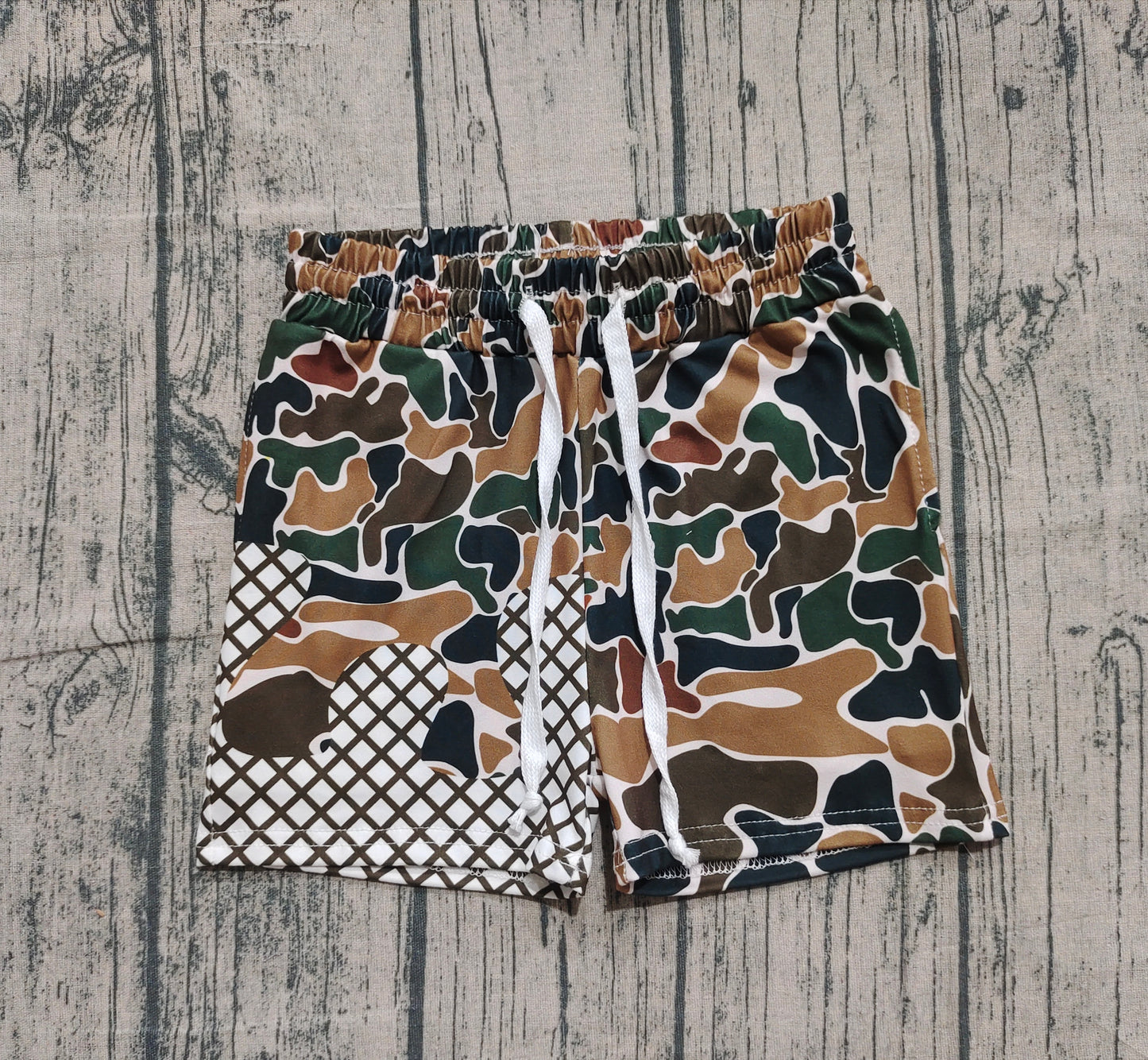 Pre order ice cream camo shorts