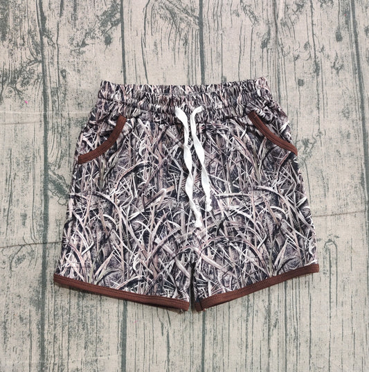 Pre order camo pocket shorts kids clothing