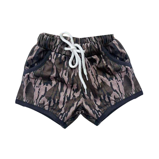 Pre order camo pocket shorts kids clothing