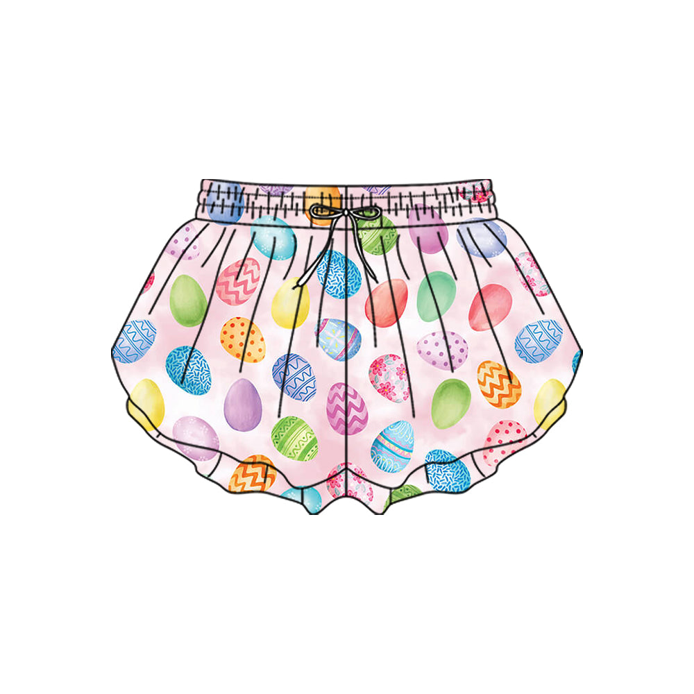 Pre order easter eggs athletic girl shorts