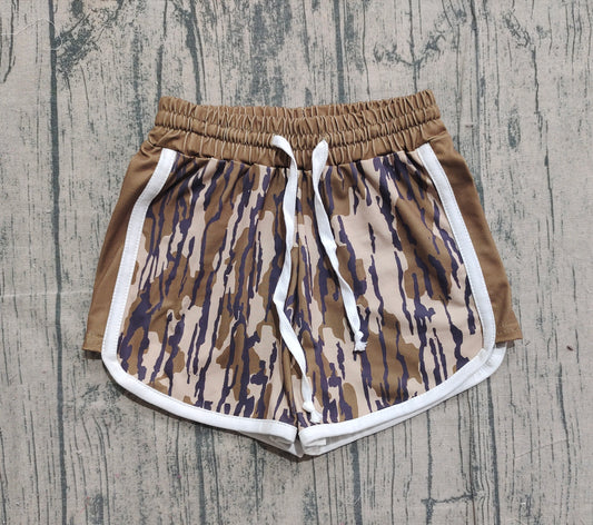 Pre order girl's camo shorts