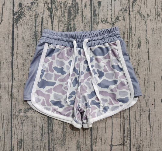 Pre order girl's camo shorts