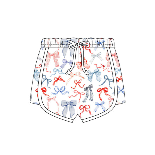 Pre order 4th of july girl shorts
