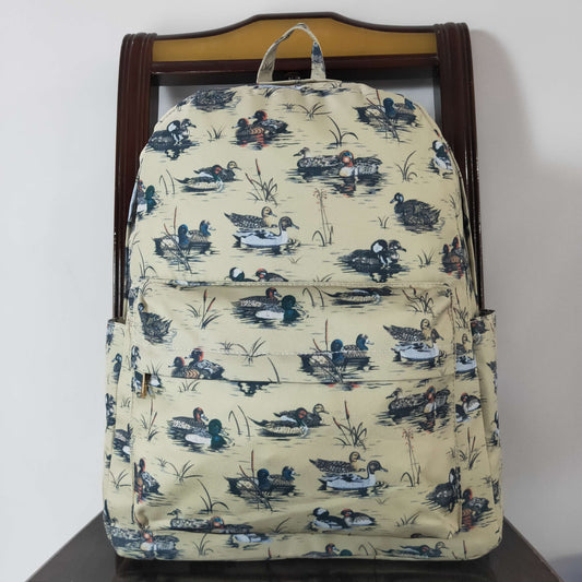 duck print bag children backpack