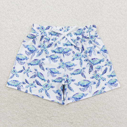 sea turtle boys trunk swimsuit