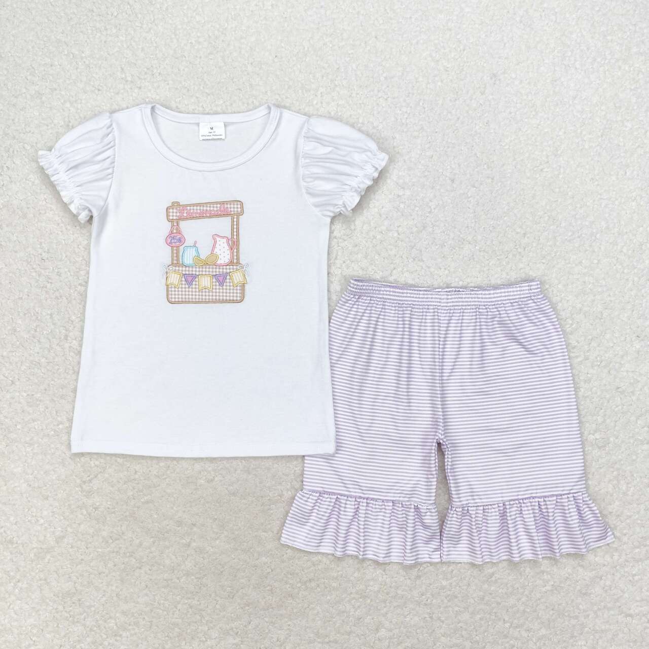 Lemonade Stand Short Set, Purple