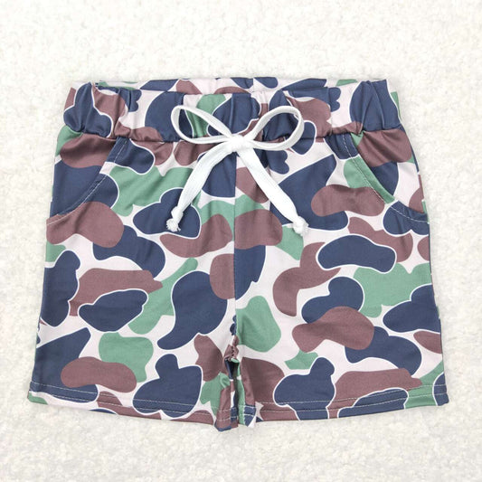 boy camo pocket shorts kids clothing