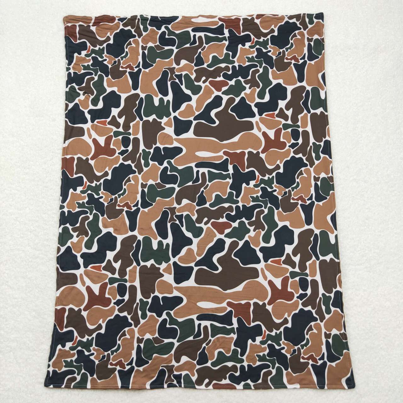 soft camo blanket