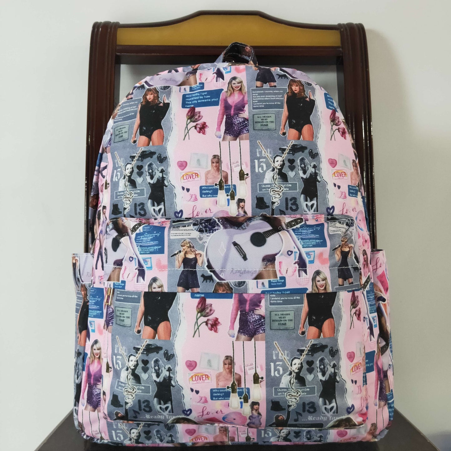 taylor swift print kids backpack