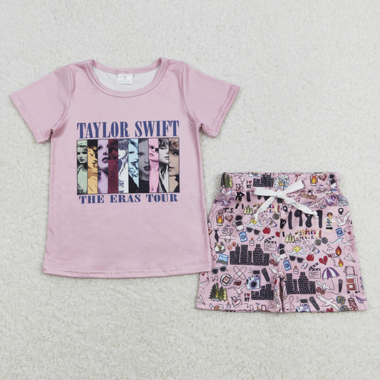 taylor swift shorts set girls outfit