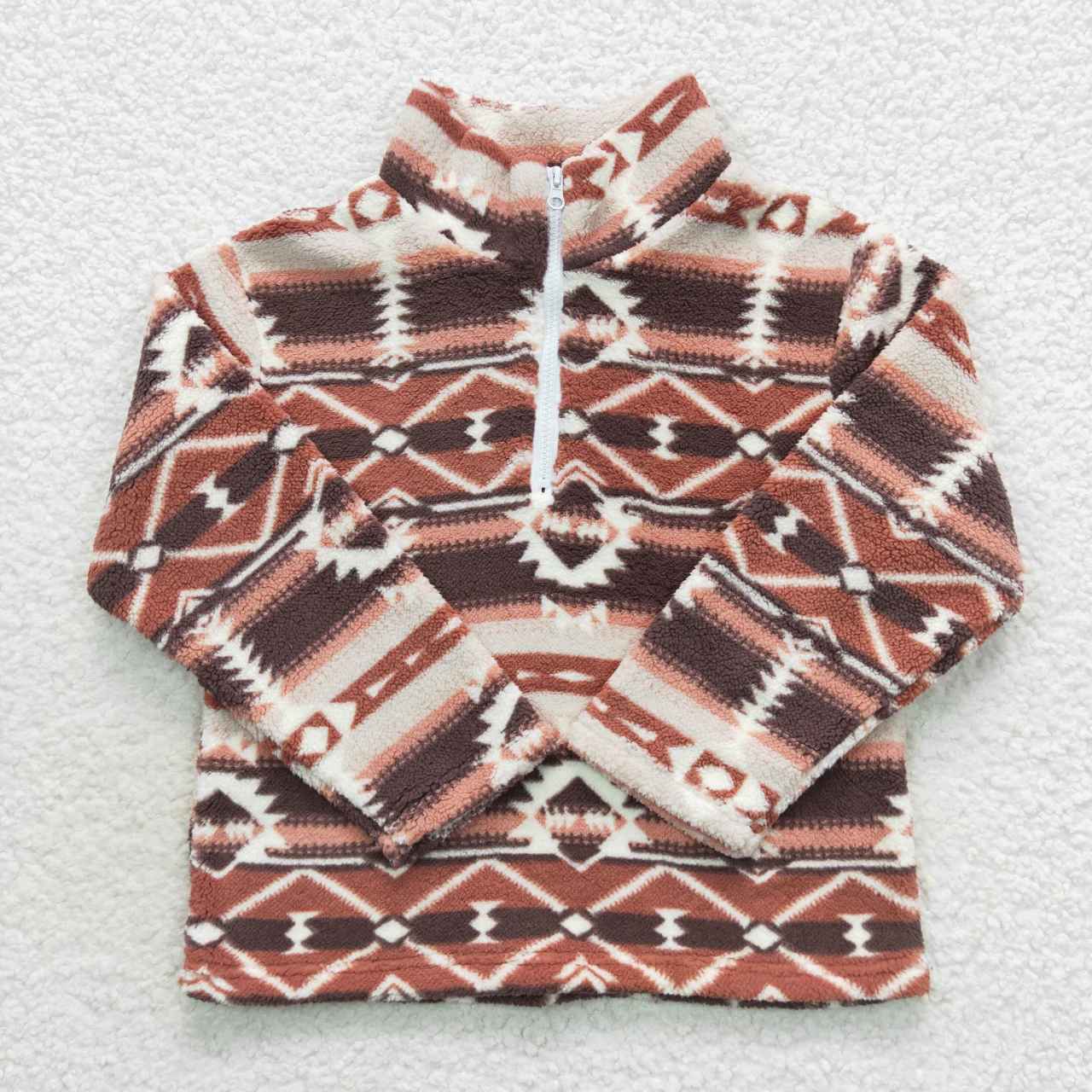 aztec sherap zip coat kids winter top clothing