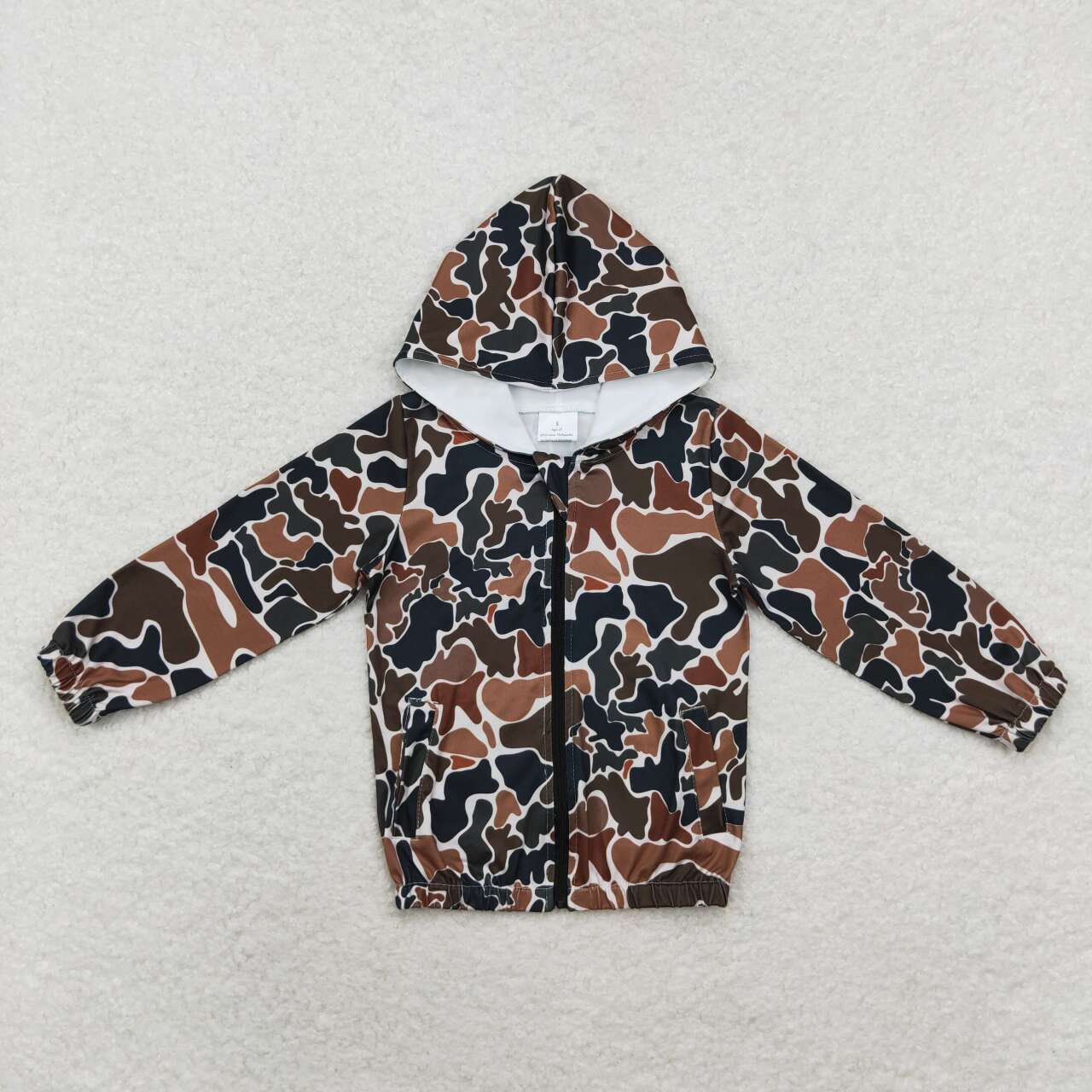 camo clothes baby boy zip hoodie jacket