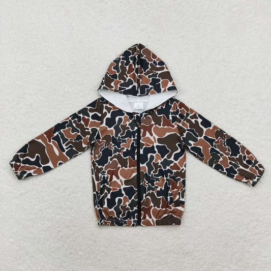 camo clothes baby boy zip hoodie jacket