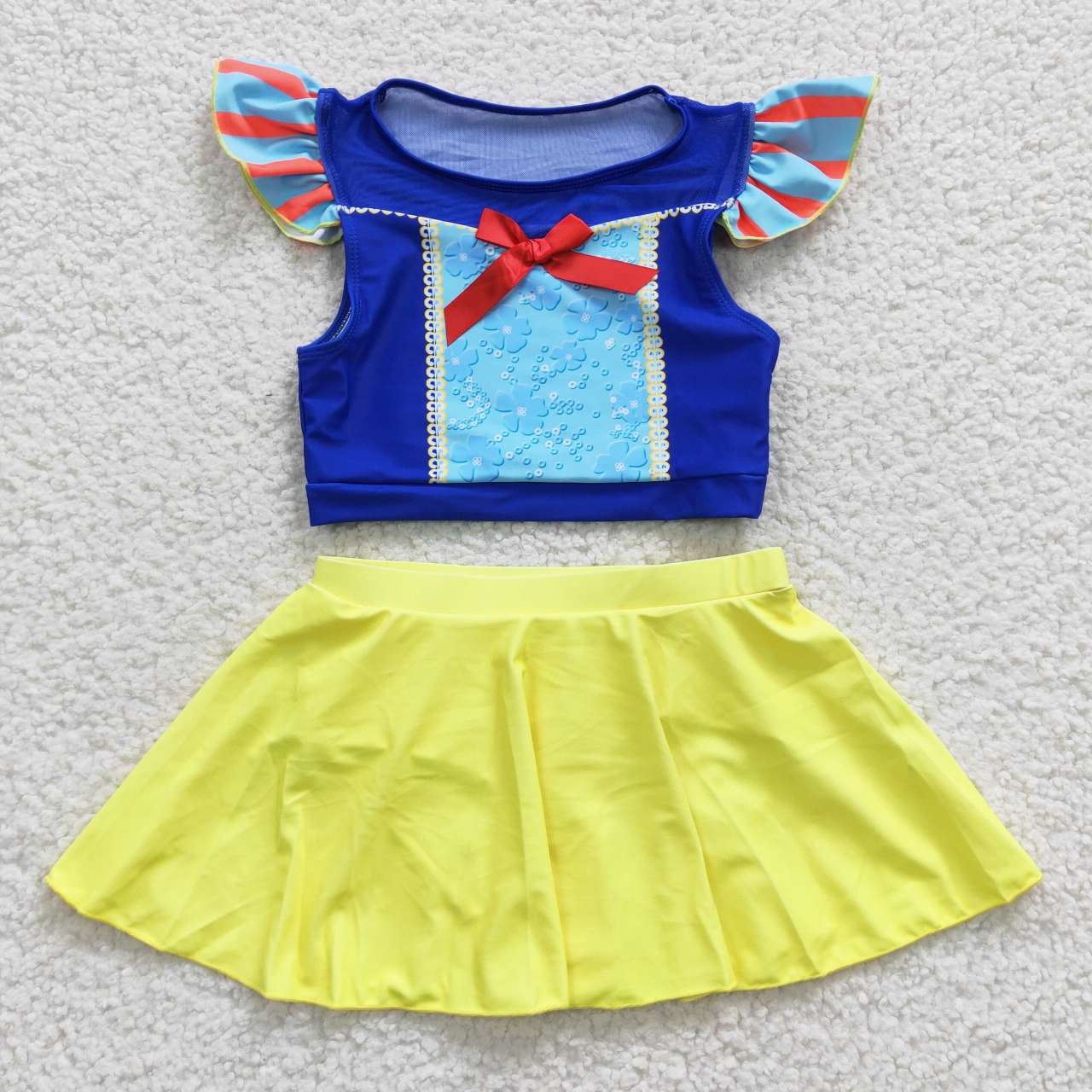 2pcs princess swimsuit girl swim wear