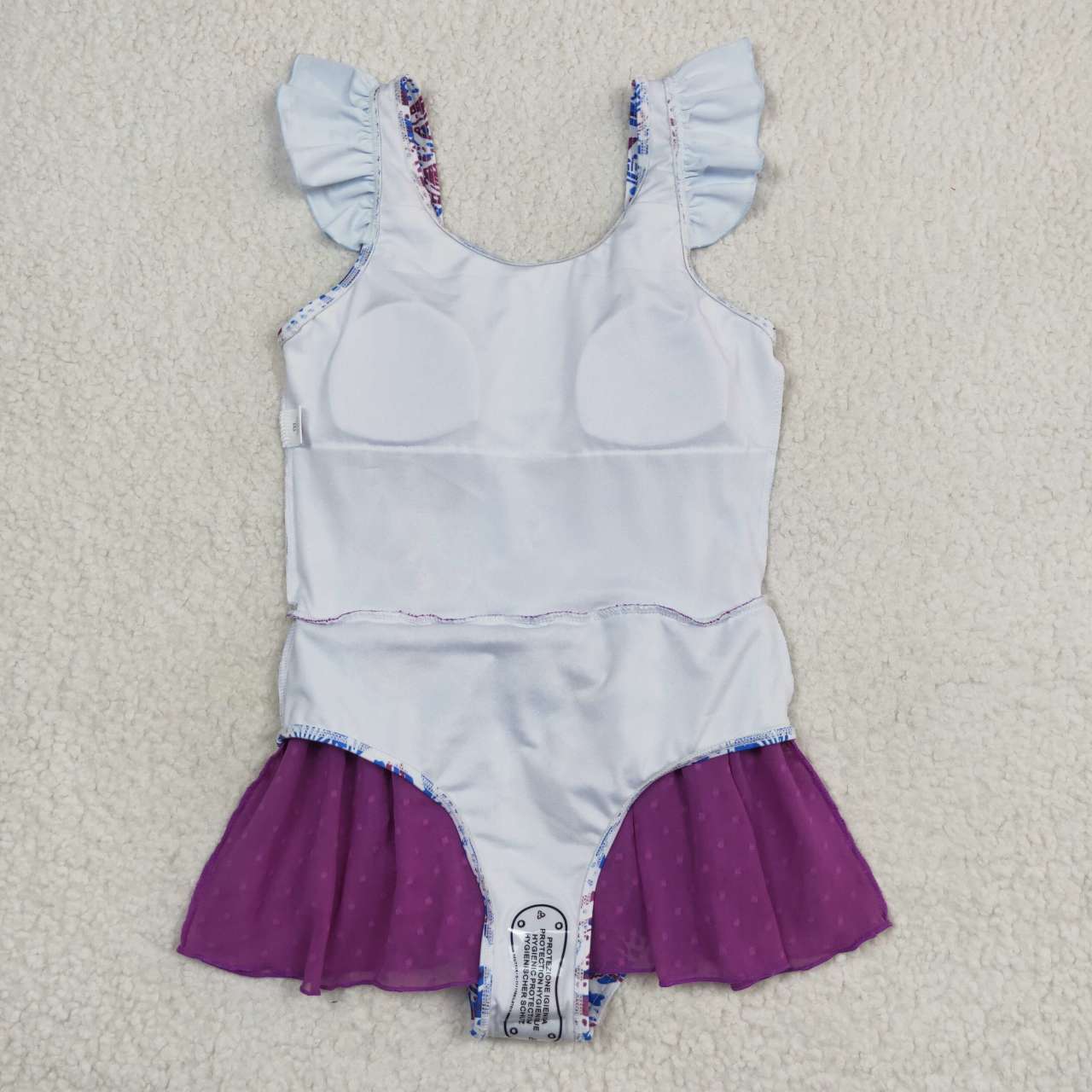 1 piece fish scale kids girls swimsuit