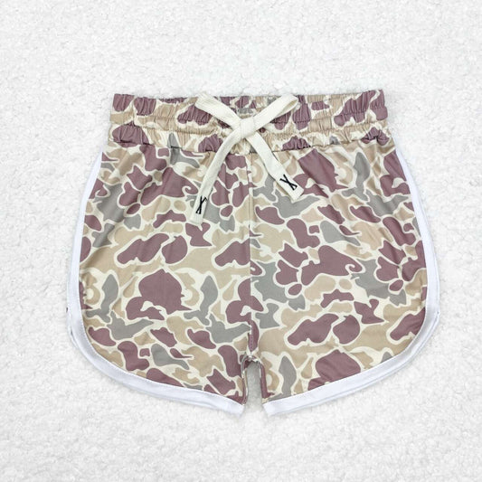 Girl Camo Western Athleisure Shorts