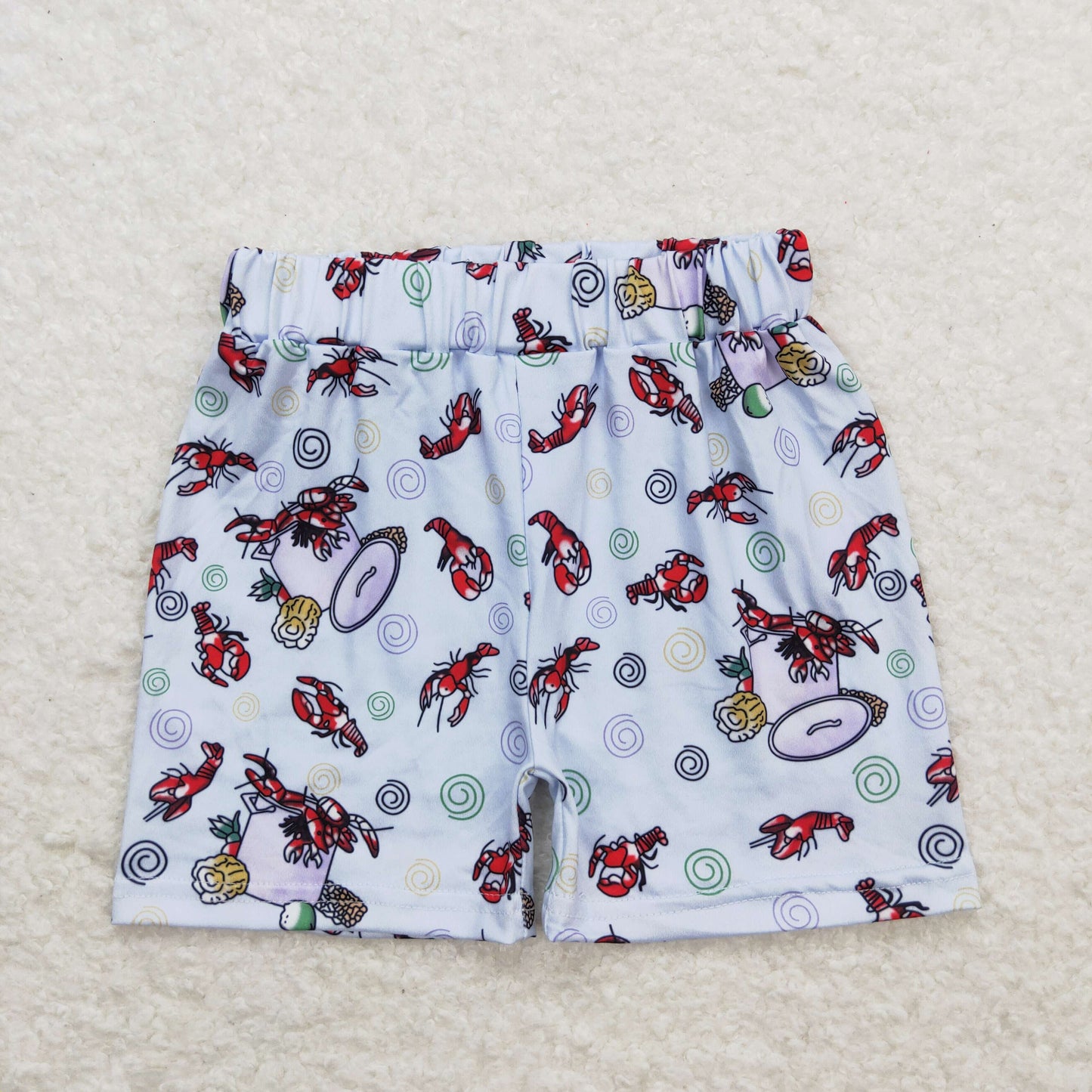 crawfish boil shorts boy summer shorts
