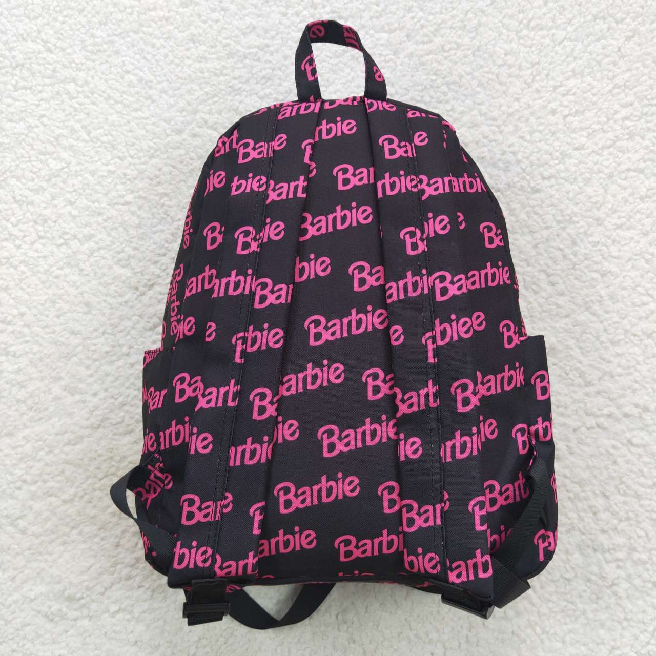 barbie words print kids school backpack bag