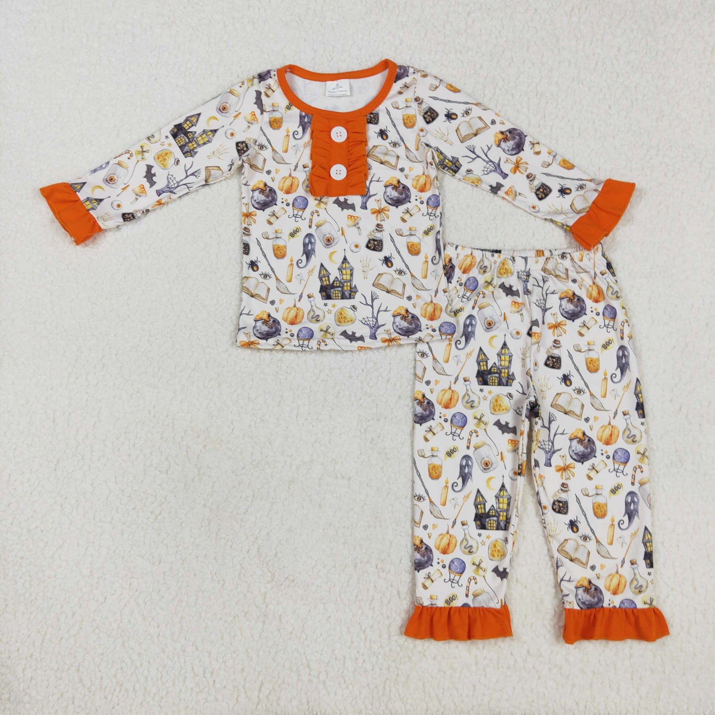 baby girl halloween pajama set