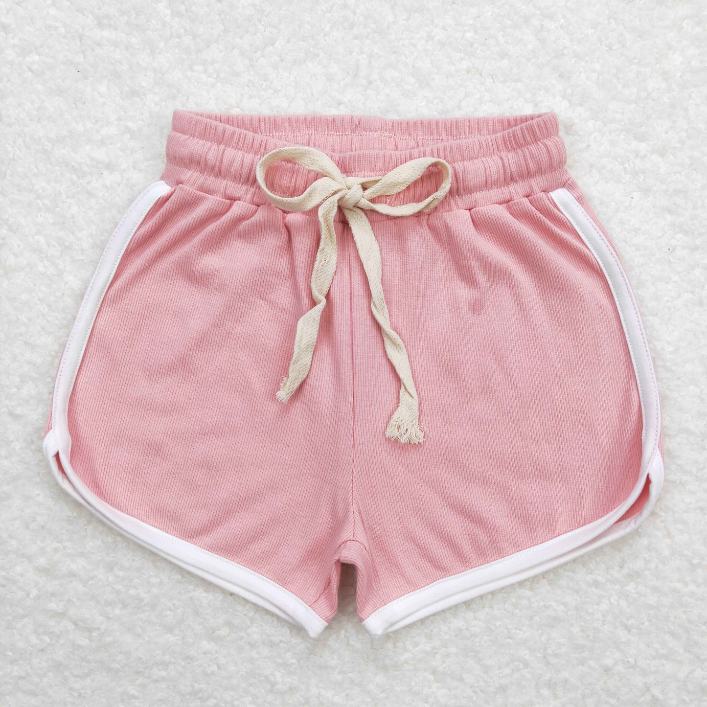kids cotton pink shorts