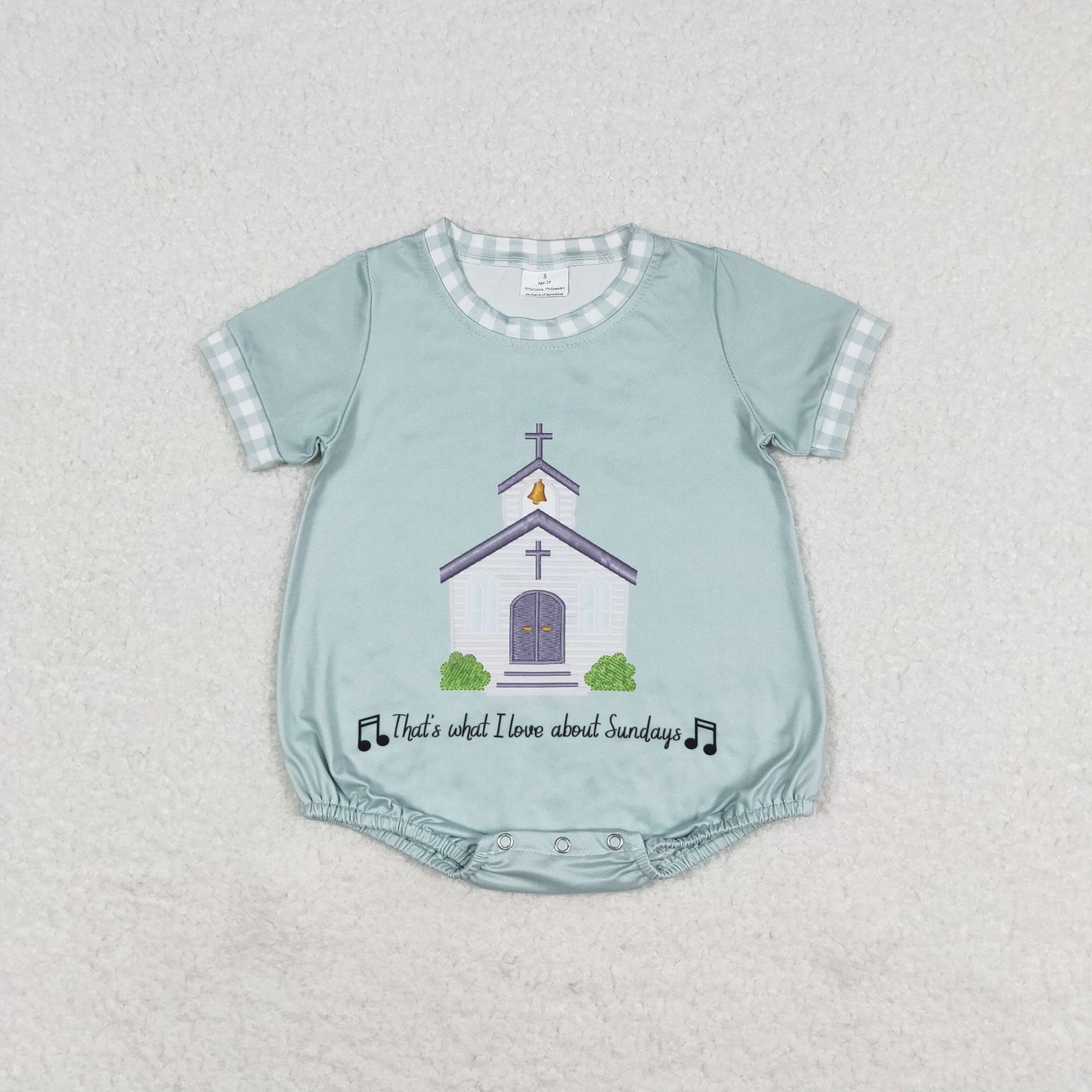 church print baby boy bubble