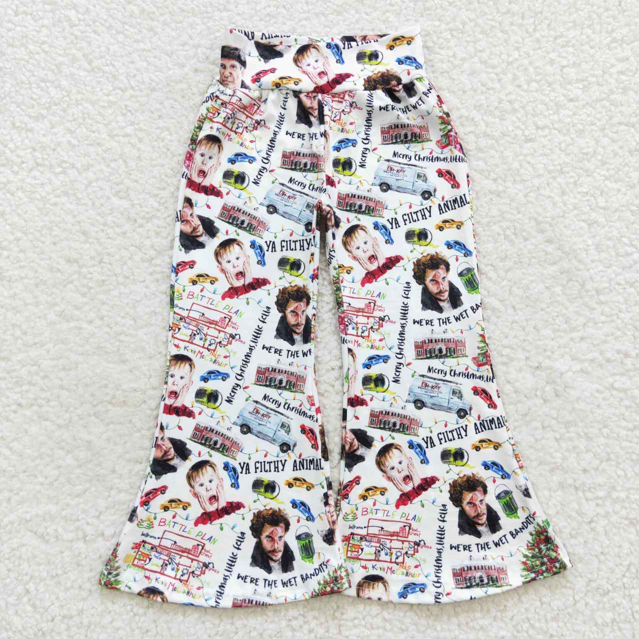 kids girls christmas belle pants