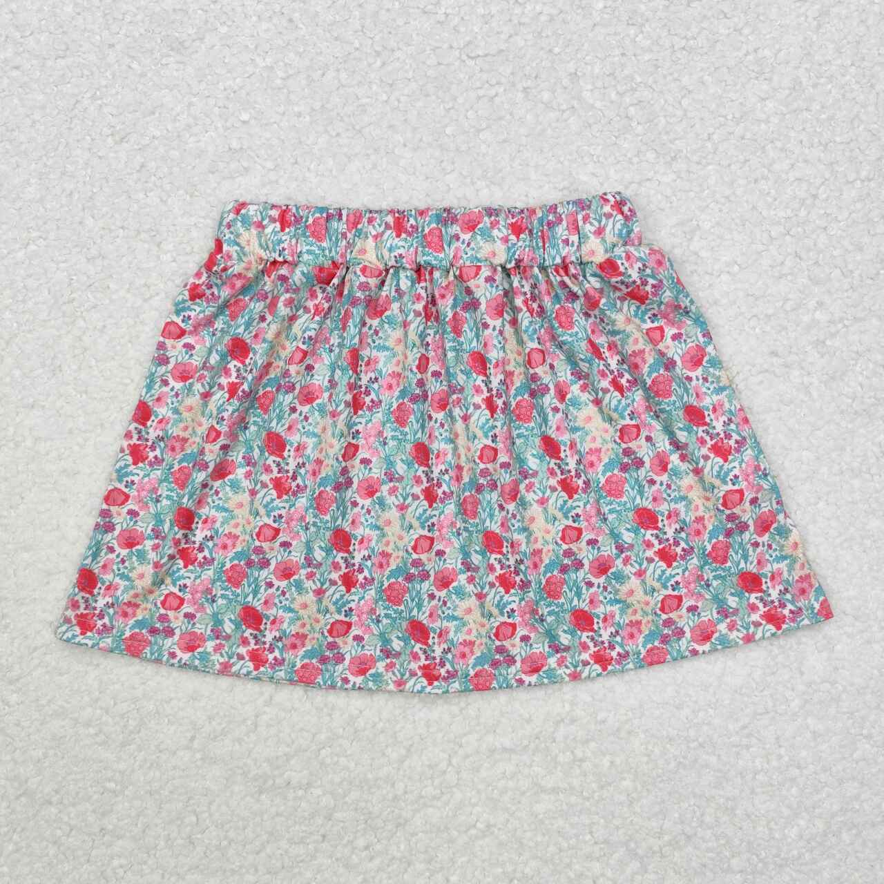 girls floral skirt