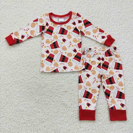 Biscuit and coffee kids boys Christmas pajama set