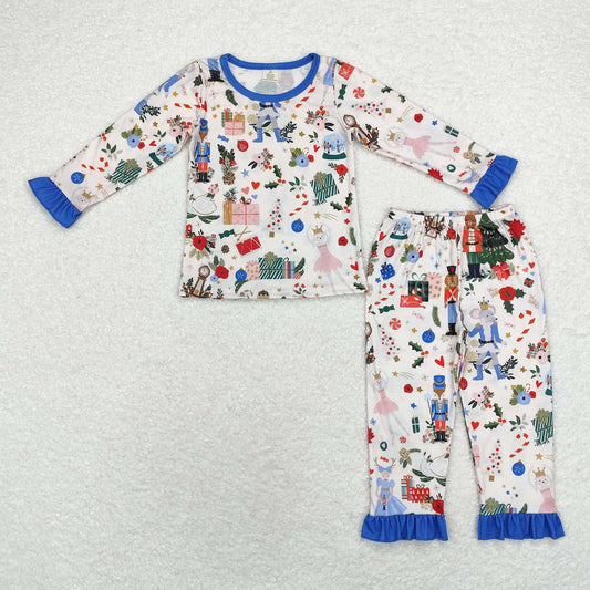 Micro scale nutcracker kids bamboo pajama set