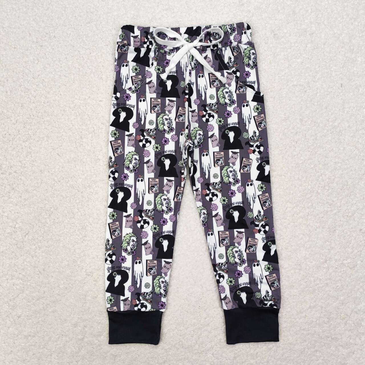 Beetlejuice kids boys Halloween pants