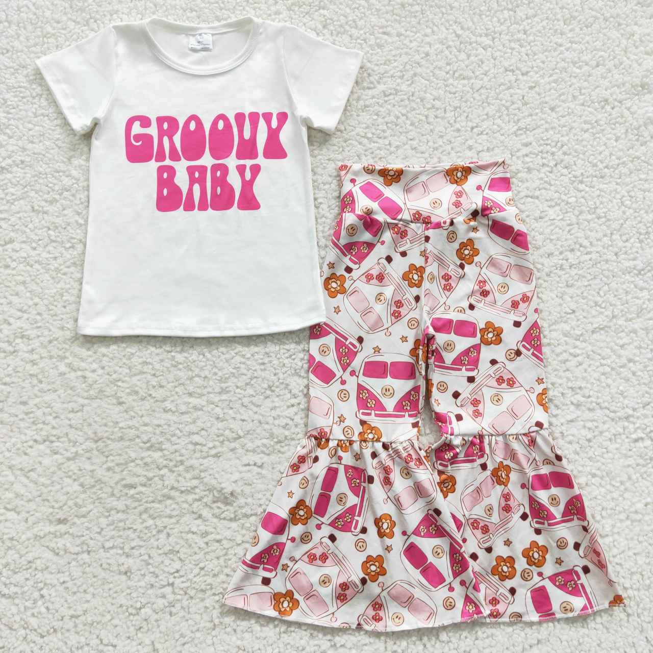 groovy baby girls bell bottom outfit