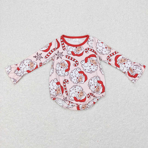 baby girl christmas santa bodysuit