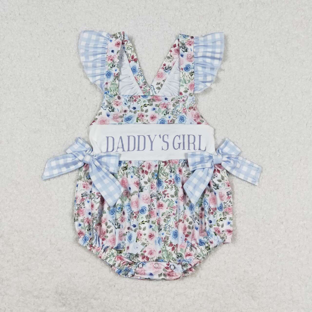 daddy's girl floral bubble