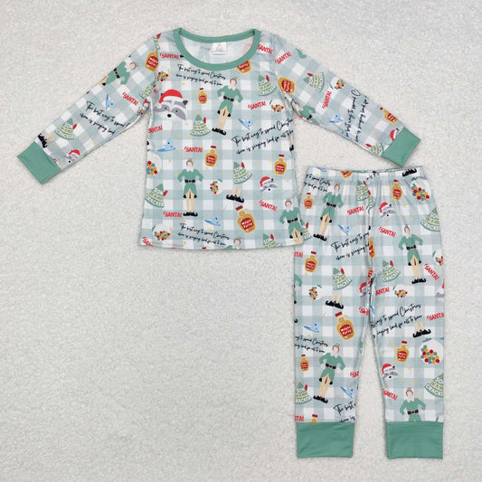 Christmas elf bamboo pajama set