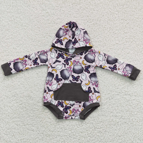 halloween magic potion infant baby hoodie romper