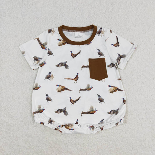 baby boy duck romper