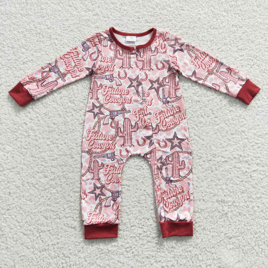 Future cowgirl zipper PJs